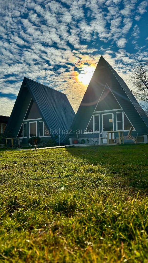 Деревянные домики A-frame