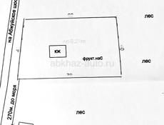 УЧАСТОК 27 СОТОК В с. АДЗЮБЖА У ОЧАМЧЫРЫ