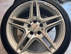 Диски с резиной мама папа р18 245 40передние задние 265 на35 