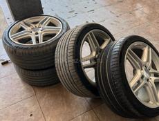 Диски с резиной мама папа р18 245 40передние задние 265 на35 