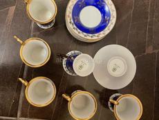 Винтажная кофейные чашки мадонна фарфор 1970год 