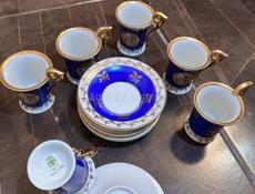 Винтажная кофейные чашки мадонна фарфор 1970год 