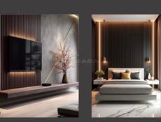 Заборы ,лавочки, стены, пол, перегородки ,интерьер Панели МПК 