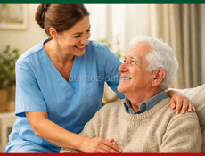 Требуется сиделка для пожилого человека 