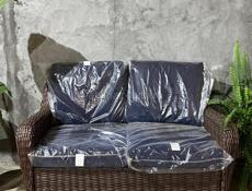 Диван из искусственного ротанга 