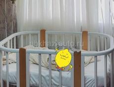 Детская Кроватка маятник матрасик 7 тыс 