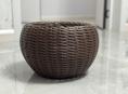 Кашпо из ротанга 