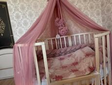 Продается кровать 7в1 С двумя матрасами