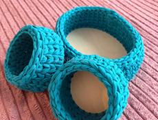 Продаю интерьерные корзинки ручной работы.