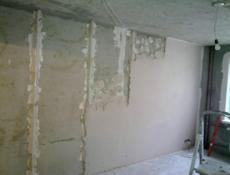 Внутренняя штукатурка под мляк.