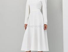 Белое платье 44 размер