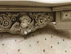 Стол из массива дерева в виде собачки 🐕 ручной работы 