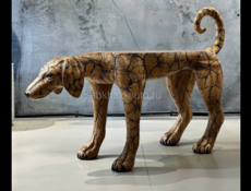 Стол из массива дерева в виде собачки 🐕 ручной работы 