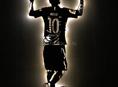  Панно с подсветкой   ( MESSI) ( FCB) настенное на батарее светодиодное 