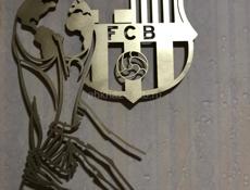  Панно с подсветкой   ( MESSI) ( FCB) настенное на батарее светодиодное 