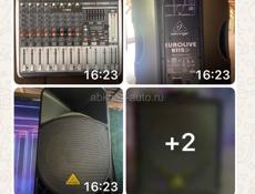 Активные Колонки 2 штуки . 1 саб. 1 пульт . СВЕТ для кафе 