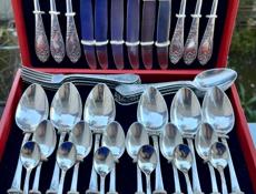 Мельхиор Зиш Классик набор столовый и десертный 42 прибора 