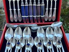 Мельхиор Зиш Классик набор столовый и десертный 42 прибора 