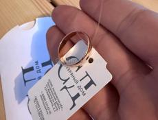 Кольца серебрянные в позолоте 