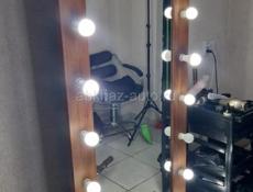 Зеркало из дерево сосны