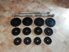 Гантели 40кг штанга