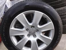 Продаю оригинальные диски с шинами Пирелли r 18 на Ауди 