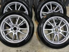 Облегченные колеса R18 Bridgestone с резиной Toyota/Lexus/Nissan 