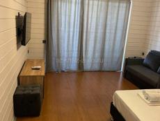 Домики и номера на берегу моря в Пицунде