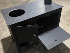Продается мангал + табуретка и дровяная печь 
