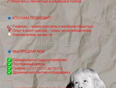 НА ПОСТОЯННУЮ РАБОТУ ,ВАКАНСИЯ: ОПЕРАТОР КОЛЛ-ЦЕНТРА