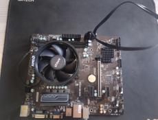 Материнская плата am4+процессор Ryzen 3