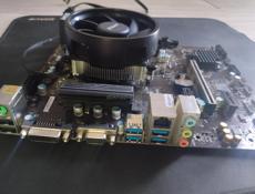 Материнская плата am4+процессор Ryzen 3