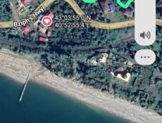 Прадается участка в афоне 6 сотак 200 метров от моря 