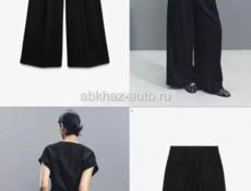 Летние брюки палаццо  ZARA