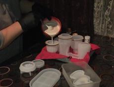 Ручная работа гипс вазочки )