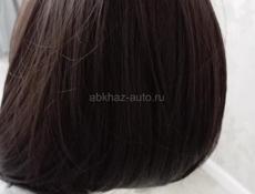 Парик новый, коричневый, не подошёл по размеру