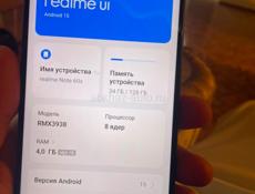 4/128 Realmi note 60x 
