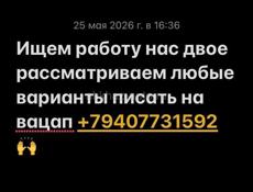 Ищем работу срочно 