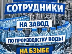 ❗Требуются сотрудники на завод по производству воды на Бзыбе❗