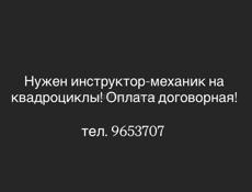 Инструктор-механик на квадроциклы