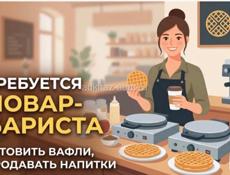 Повар-реализатор в вафельную на проспекте 