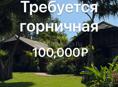 Требуется горничная