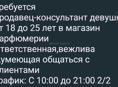Требуется продавец консультант