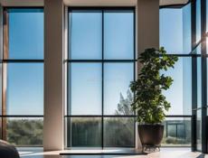 окна алюминии