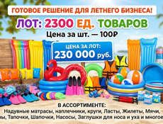 Готовый бизнес .2300 шт товара по 100₽