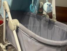 Продам многофункциональное детское кресло-качалка Kinderkraft Unimo 5 в 1 в серо-голубом цвете.