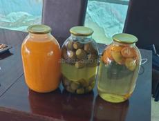 Закрутки в банках, компот 