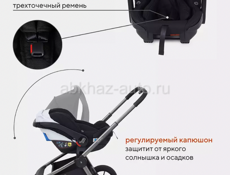 КОЛЯСКА 3 В 1 RANT FLEX Black