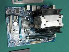 Продам материнскую плату на АМ3+ Процессор FX 4100 Оперативная память ДДР3 2 по 4 (8 Гигов) И ССД Диск На 120 Гигов