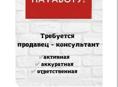 Продавец в магазин